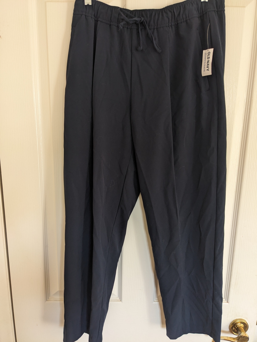 Old Navy Women's Billie Navy Blue Trouser